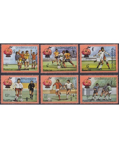 F-EX47645 LAOS MNH 1982 SPAIN WORLD CHAMPIONSHIP SOCCER FOOTBALL