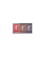 F-EX7722 GERMANY ALEMANIA OLD CINDERELLA STAMPS LOT. 1913. LEIPZING SIREMA DEVIL NO GUM.