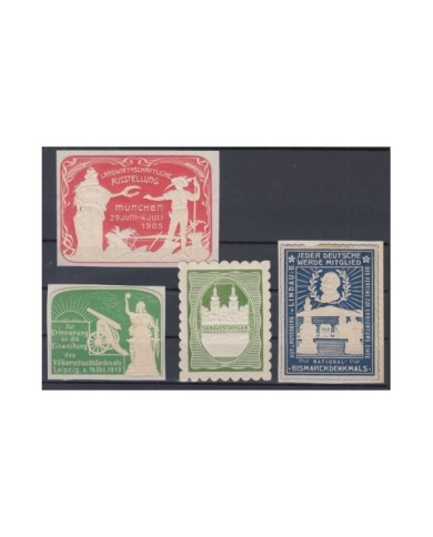 F-EX7955 GERMANY ALEMANIA DEUTSCHLAND CINDERELLA STAMPS LOT MH- NO GUM.