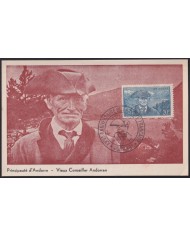 F-EX41246 FRANCE ANDORRE ANDORRA 1956 MAXIM CARD CONSEILLER.