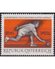 F-EX48258 AUSTRIA MNH 1976 SPORT SKITTLES CHAMPIONSHIP.