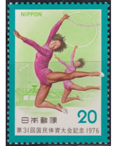 F-EX48264 JAPAN NIPPON MNH 1976 SPORT GYMNASTICS.