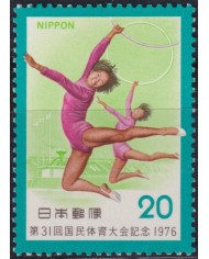 F-EX48264 JAPAN NIPPON MNH 1976 SPORT GYMNASTICS.