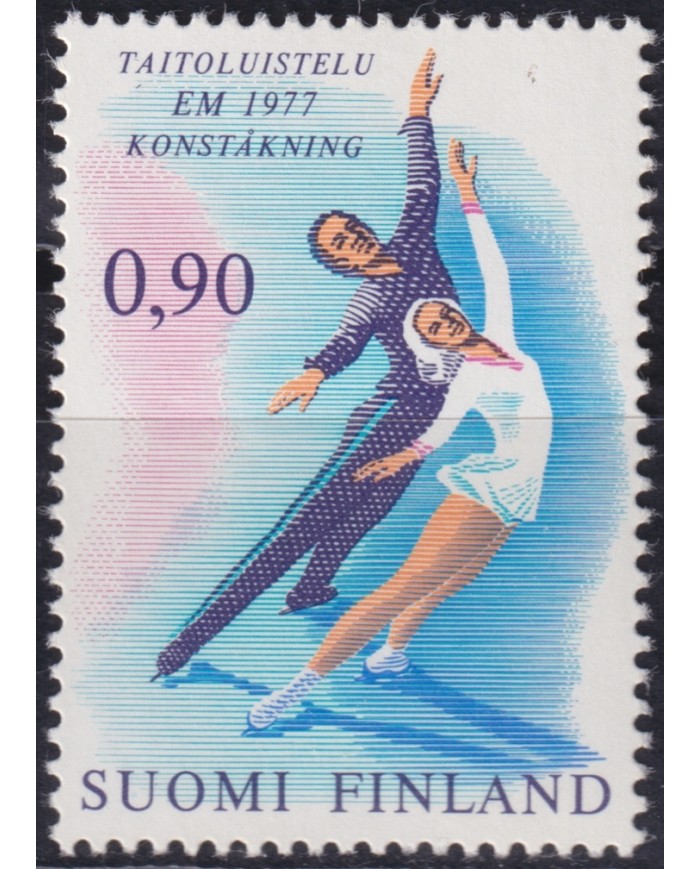 F-EX48265 FINLAND SOUMI MNH 1977 SPORT SKI GYMNASTICS.