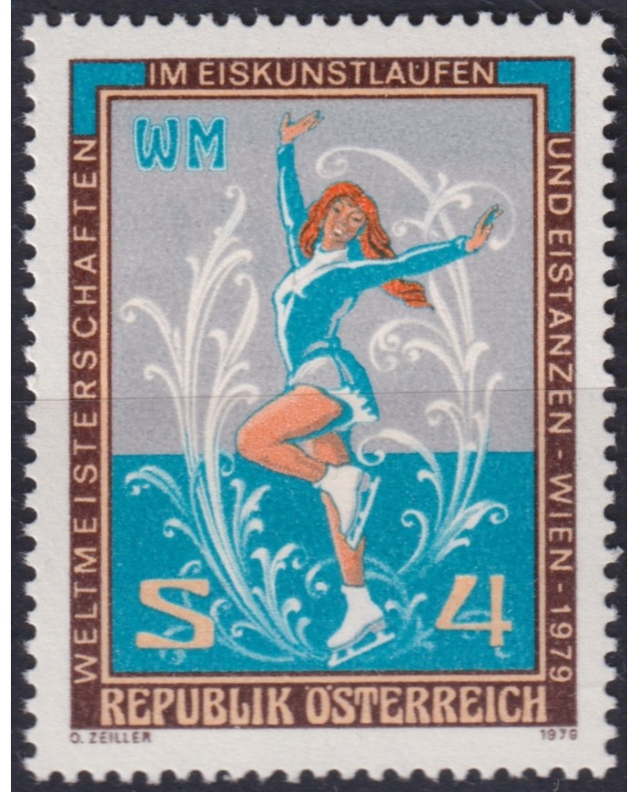 F-EX48269 AUSTRIA MNH 1979 WINTER SPORT SKI.