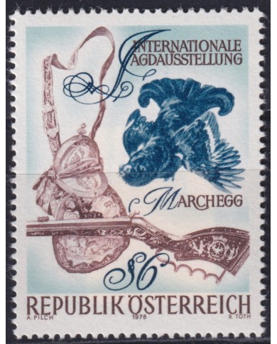 F-EX48275 AUSTRIA MNH 1978 SHUTTING HUNTING HUNT OLD ARMS.