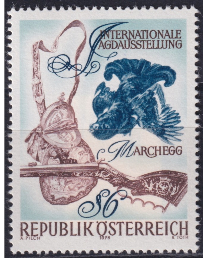 F-EX48275 AUSTRIA MNH 1978 SHUTTING HUNTING HUNT OLD ARMS.