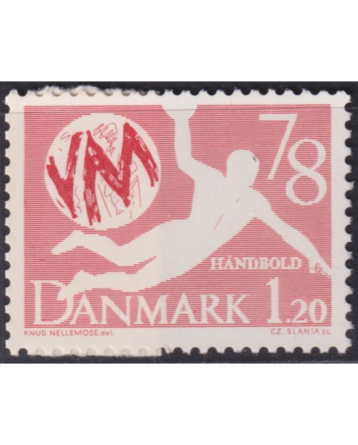 F-EX48281 DANMARK DENMARK MNH 1978 SPORT HANDBALL.
