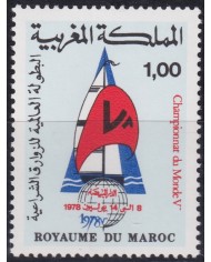 F-EX48286 MAROC MOROCCO MNH 1978 SPORT REGATTA SAILING CHAMPIONSHIP.