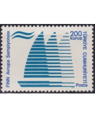 F-EX48289 TURQUIA Türkiye MNH 1978 SPORT FINN REGATTA SAILING CHAMPIONSHIP.
