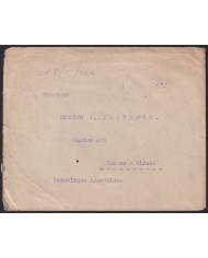 F-EX41406 GREECE 1924 LORD BYRON COVER TO ARGENINA.