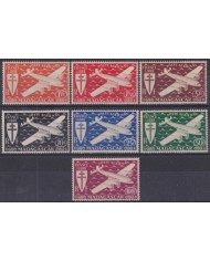 F-EX49285 MADAGASCAR FRANCE COLONIES 1943 AIRMAIL AVION AIRPLANE.