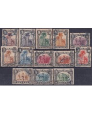 F-EX49295 NYASSA PORTUGAL COLONIES 1901 SET CAMEL GIRAFE USED.