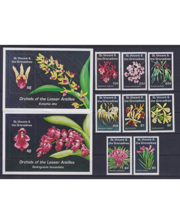 F-EX49000 ST VINCENT & GRENADINES MNH 1994 FLOWER FLORES ORCHID ORQUIDEAS.