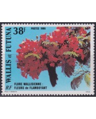 F-EX49227 WALLIS ET FUTUNA MNH 1986 FLOWER FLORES FLAMBOYANT.