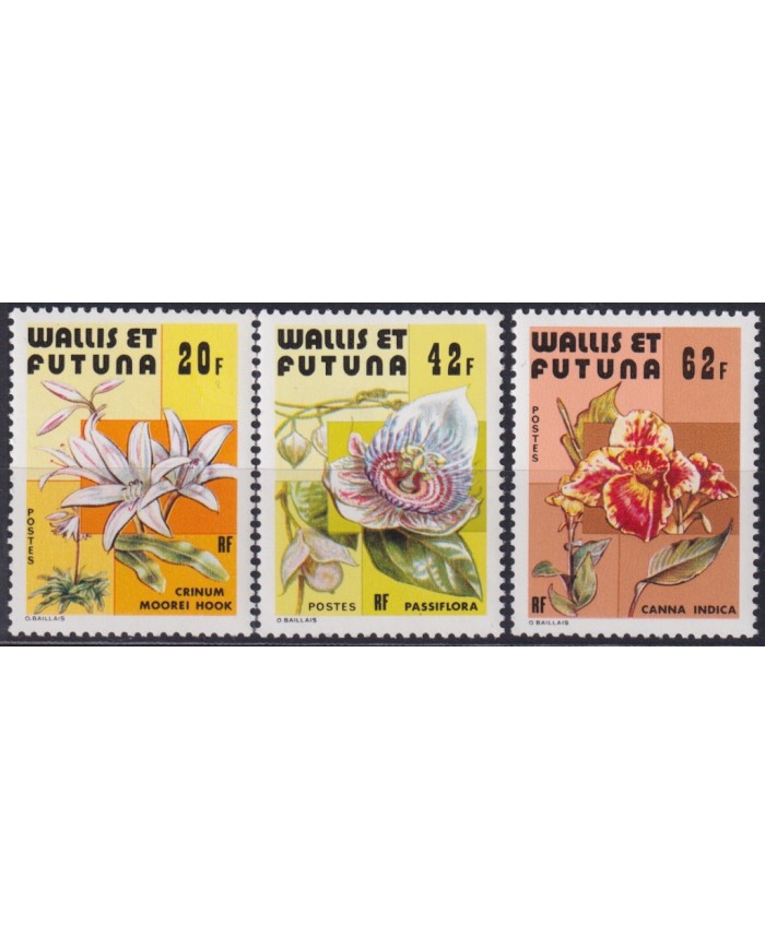 F-EX49232 WALLIS ET FUTUNA MNH 1979 FLOWER FLORES ORCHID ORQUIQUEAS.