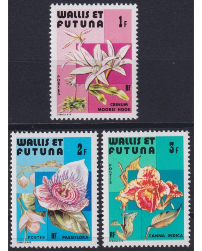 F-EX49233 WALLIS ET FUTUNA MNH 1982 FLOWER FLORES ORCHID ORQUIQUEAS.
