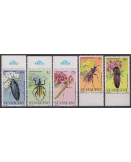 F-EX49249 ST VINCENT MNH 1979 INSECTS BETLEE MANTIS.