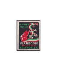F-EX17739 ITALY CINDERELLA 1929 LEVANT FAIR SHIP BARI EXPO 4x5.7 cm NO GUM.