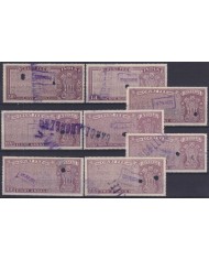 F-EX49345 INDIA LOCAL REVENUE TAX. RAJASTHAN OVERPRINT TIPO II.