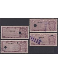 F-EX49729 INDIA LOCAL REVENUE TAX. RAJASTHAN OVERPRINT TIPO VI.