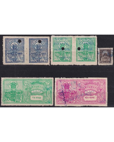 F-EX49332 INDIA REVENUE MAHDA COURT FEE CENTRAL INDIA.