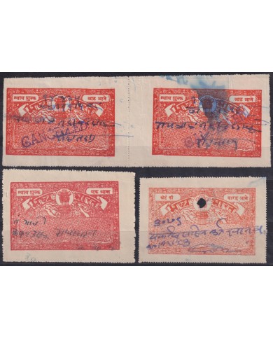 F-EX49332 INDIA REVENUE MAHDA COURT FEE CENTRAL INDIA.