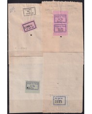 F-EX49755 INDIA UK ENGLAND REVENUE RELIEF RAISING FUND STAMPS LOT.