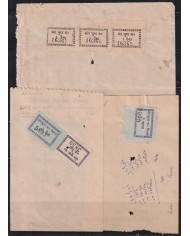 F-EX49755 INDIA UK ENGLAND REVENUE RELIEF RAISING FUND STAMPS LOT.