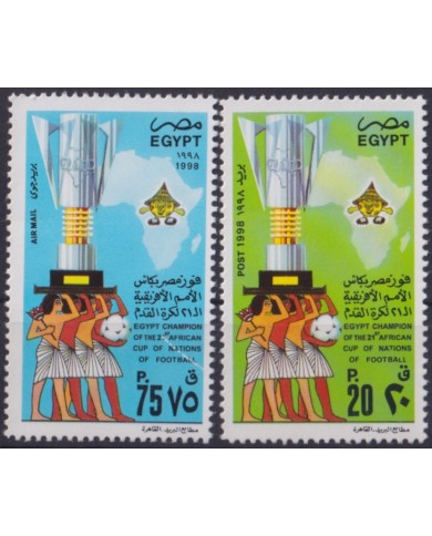 F-EX49486 EGYPT MNH 1998 SOCCER FOOTBALL AFRICAN CUP OF NATIONS.