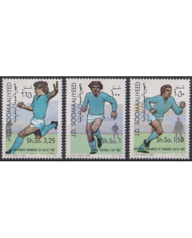 F-EX49493 SOMALIA MNH 1982 WORD CHAMPIONSHIP SOCCER FOOTBALL SET SHEET.