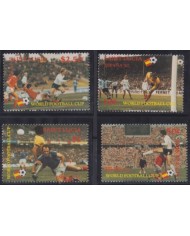 F-EX49498 ST LUCIA MNH 1982 CHAMPIONSHIP SOCCER FOOTBALL SET.
