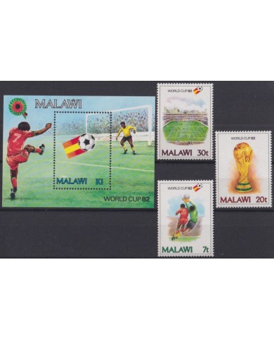 F-EX49507 MALAWI MNH 1981 CHAMPIONSHIP SOCCER FOOTBALL IMPERFORATED SHEET PROOF.