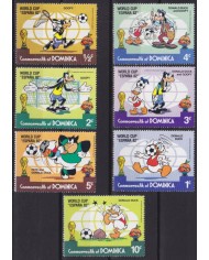 F-EX49512 DOMINICA MNH 1982 WORLD SOCCER FOOTBALL CUP DISNEY DONALD MICKEY MOUSE.