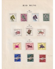 F-EX44071 RIO MUNI SPAIN COLONIES COLLECTION LOTS UNUSED.