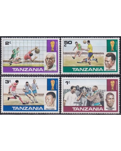F-EX49525 TANZANIA MNH 1978 ARGENTINA SOCCER FOOTBALL WORLD CHAMPIONSHIP.