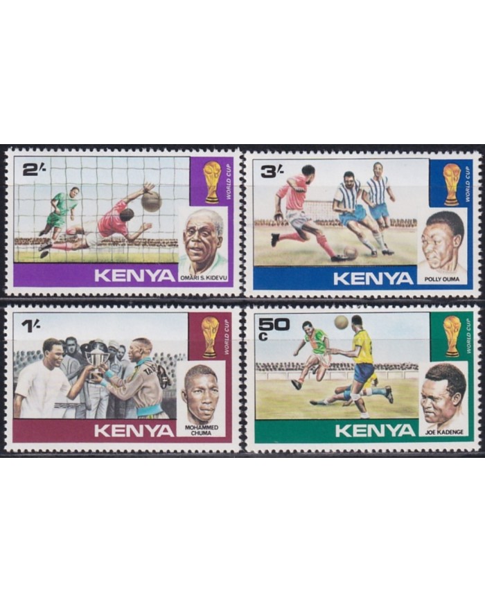 F-EX49650 KENYA MNH 1978 WINNER OVERPRINT SOCCER FOOTBALL WORLD CHAMPIONSHIP.