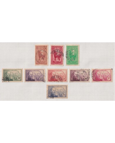 F-EX37576 MADAGASCAR FRANCE COLONIES CLASSIC STAMPS LOT.
