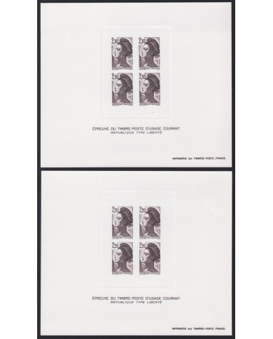 F-EX40194 FRANCE MNH 1982 DELUXE PROOF MARIANNE.