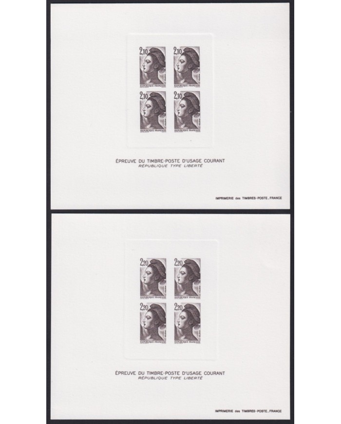 F-EX40194 FRANCE MNH 1982 DELUXE PROOF MARIANNE.