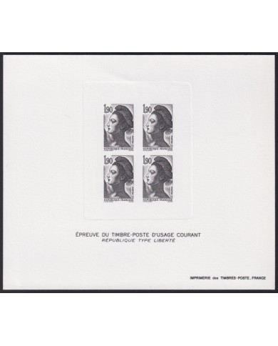 F-EX40194 FRANCE MNH 1982 DELUXE PROOF MARIANNE.