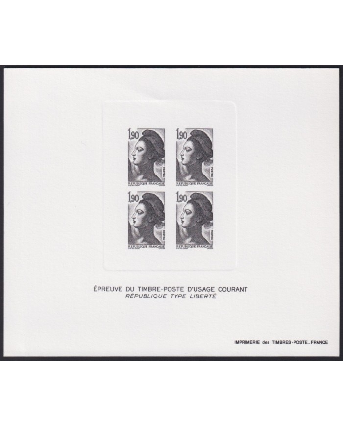 F-EX40194 FRANCE MNH 1982 DELUXE PROOF MARIANNE.
