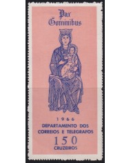 F-EX44953 BRAZIL 1966 MNH CHRISTMAS NAVIDAD MADONNA.