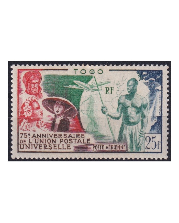 F-EX49897 TOGO 1949 MH INDIGENOUS & COLONIAL TYPES.