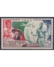 F-EX49897 TOGO 1949 MH INDIGENOUS & COLONIAL TYPES.