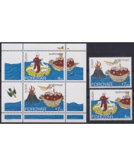F-EX49877 FAROE FAROYAR MNH 1994 EUROPA LANDING SHIP SAILBOAT BARCOS.