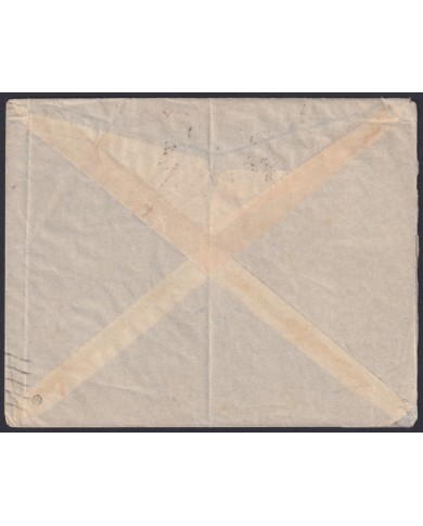 F-EX45292 MOROCCO FRANCE 193? CIVIL WAR COVER TO GERONA SPAIN.