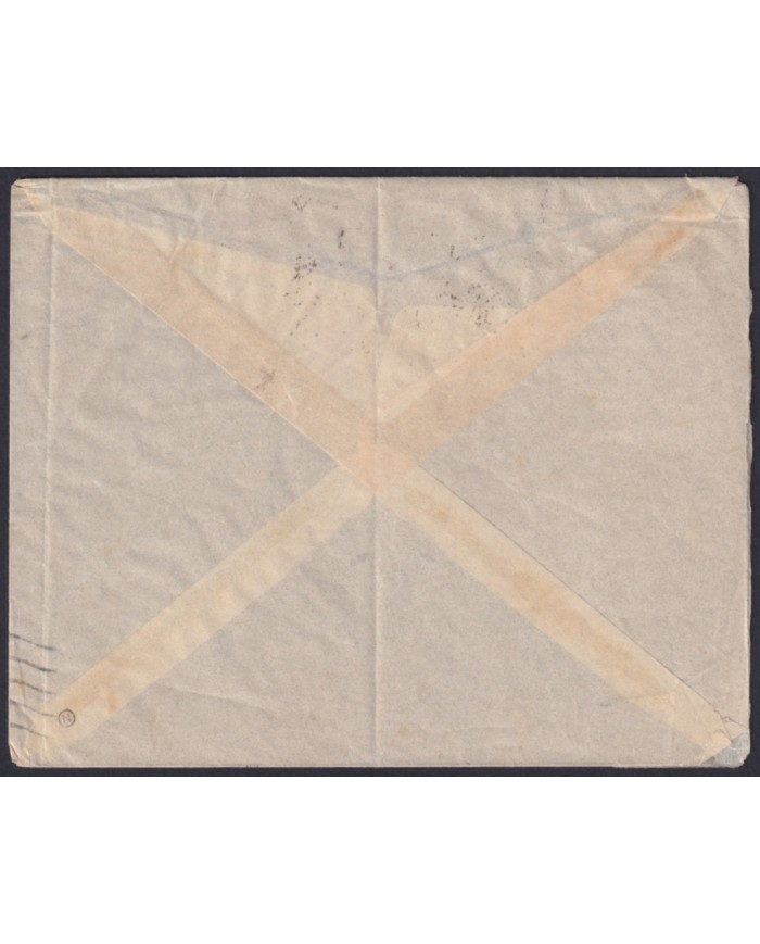 F-EX45292 MOROCCO FRANCE 193? CIVIL WAR COVER TO GERONA SPAIN.