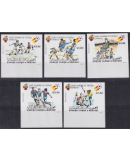 F-EX49506 MAURITANIE MNH 1980 IMPERF SET CHAMPIONSHIP CUP SOCCER FOOTBALL.