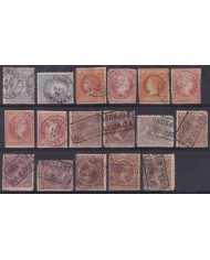 Z478 ESPAÑA SPAIN RARE CANCEL CARTERIAS BADAJOZ STAMPS LOT.